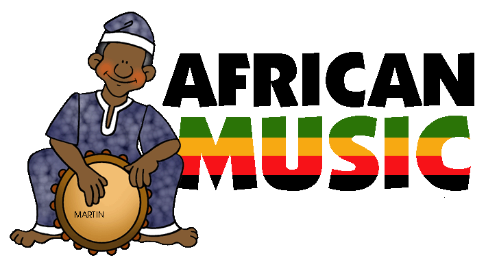 african clipart music african