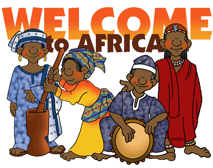 african clipart music african