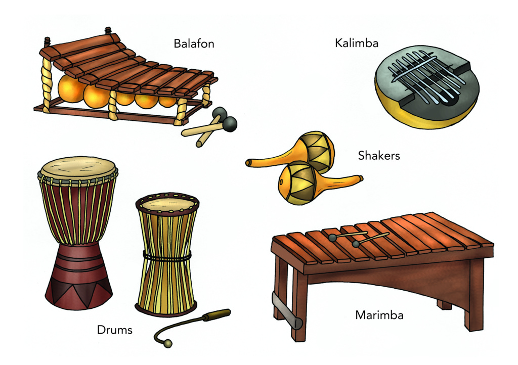 African Clipart Musical Instrument African Musical Instrument 