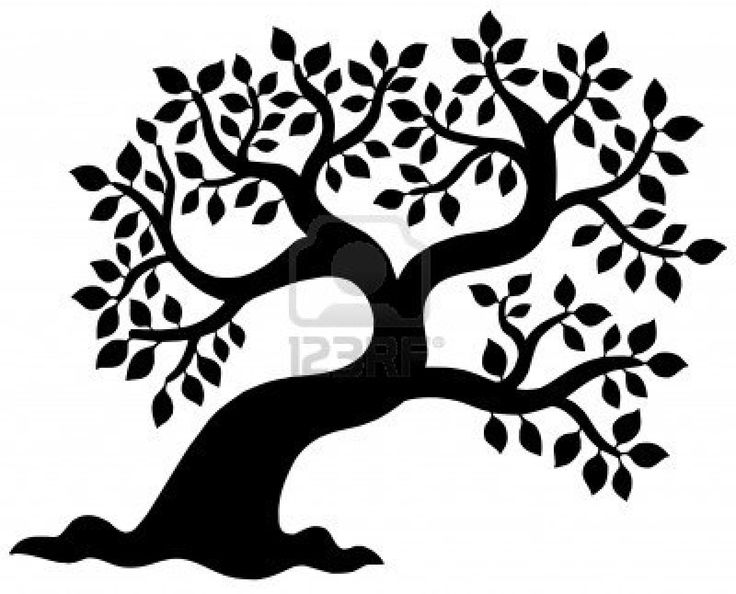 African clipart simple. Trees silhouette at getdrawings