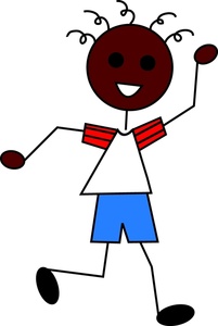 Running stick figure clip. Africa clipart cartoon