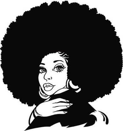 afro clipart afrocentric