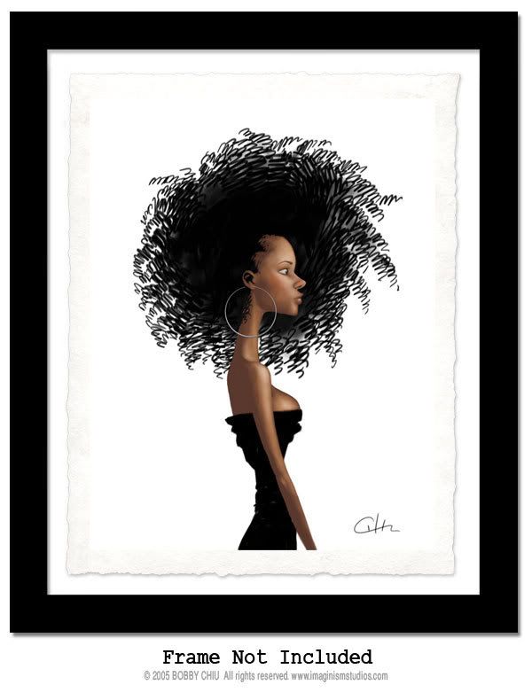 Black female graphics code. Afro clipart afrocentric