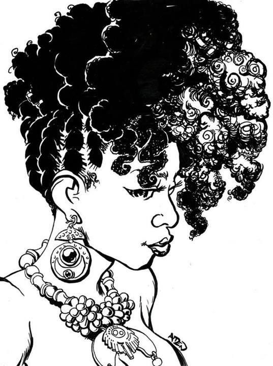 afro clipart afrocentric