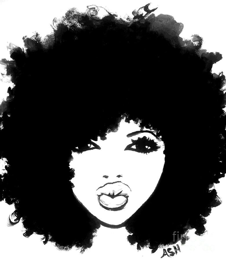 Download Afro clipart black queen, Afro black queen Transparent ...