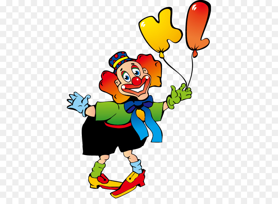 afro clipart clown hat