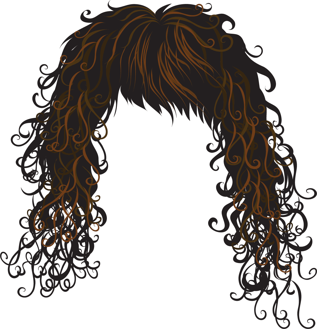 afro clipart crazy wig