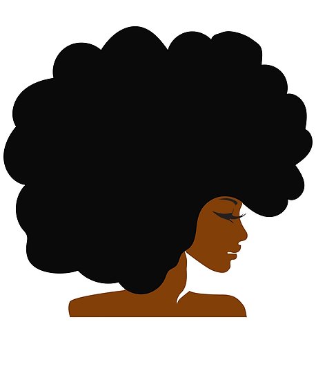 afro clipart curly afro