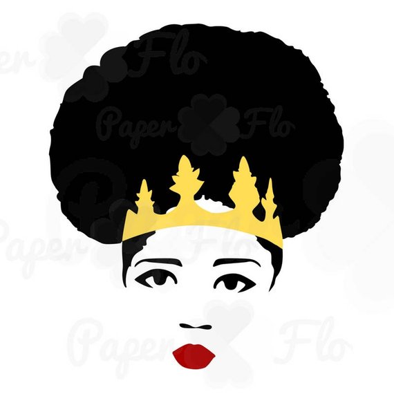 Afro clipart diva. Silhouette clip art at