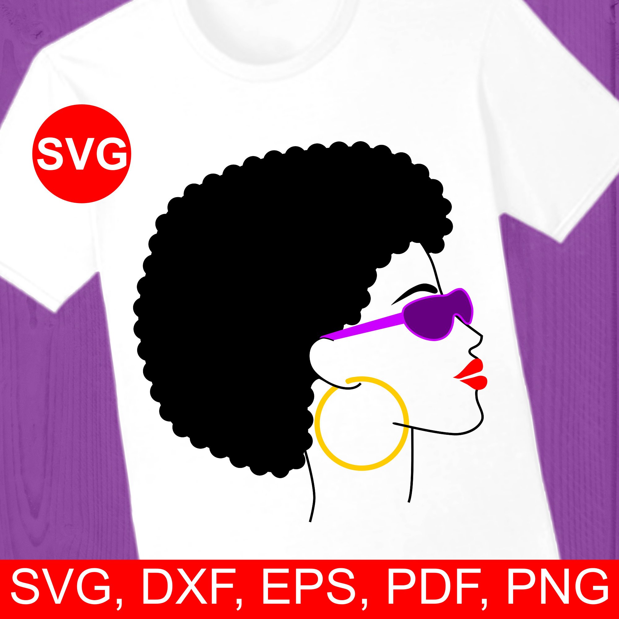 afro clipart funky
