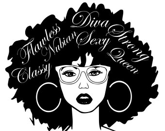 Free Free 260 Black Woman Face Svg Free SVG PNG EPS DXF File