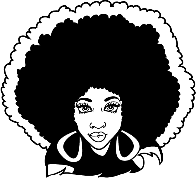 Free hair cliparts download. Afro clipart logo
