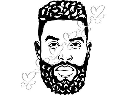 afro clipart male