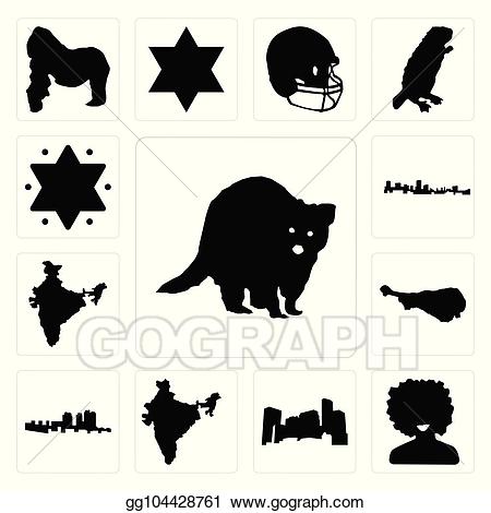 afro clipart outline