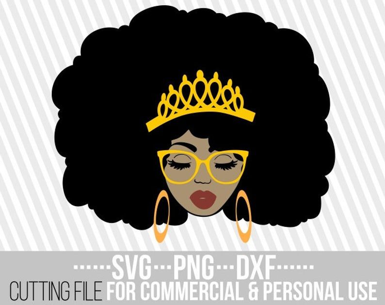 afro clipart red