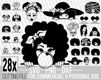 afro clipart svg