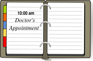 agenda clipart appointment book