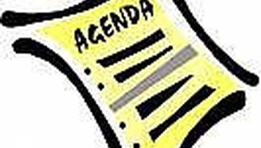 agenda clipart meeting notes