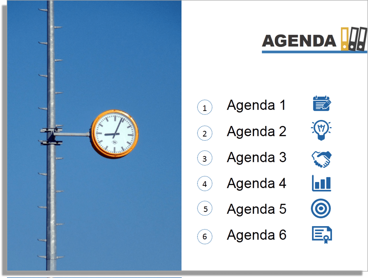 Agenda structure