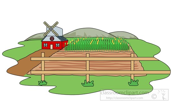 Agriculture clipart. Farm barn crops classroom