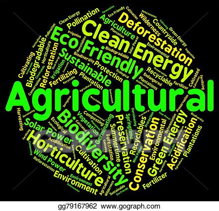 Drawing word shows cultivates. Agriculture clipart agricultural