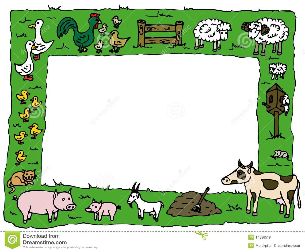 clipart farm borders