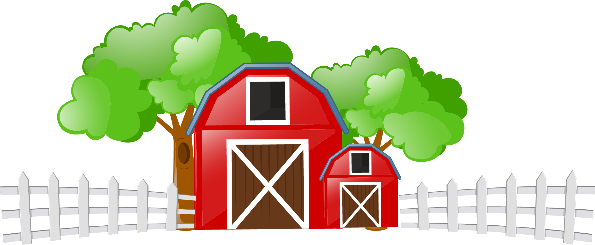 Agriculture clipart cartoon. Cattle farm livestock field