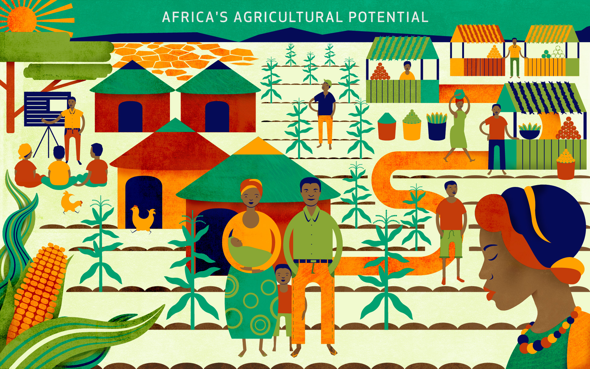 agriculture clipart farmer african