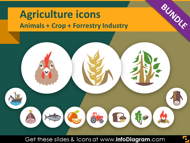 Crops clipart cultivation. Food and agriculture icons