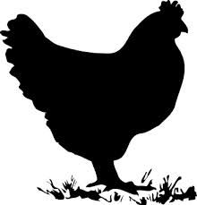 Rooster siluet pictures things. Agriculture clipart silhouette