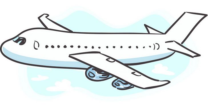 traveling clipart airplane