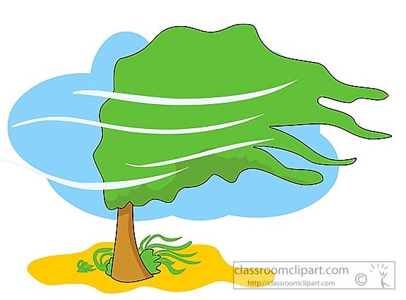 windy clipart wind storm