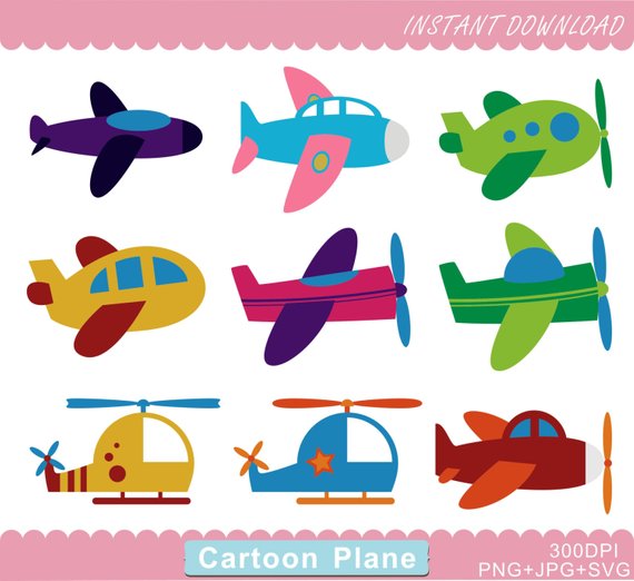 plane clipart baby