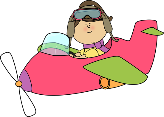 clipart airplane child