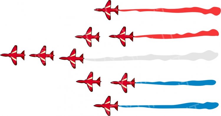airplane clipart arrow