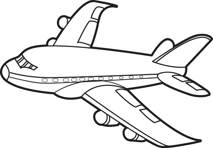 Plane memocardsco clip art. Airplane clipart black and white
