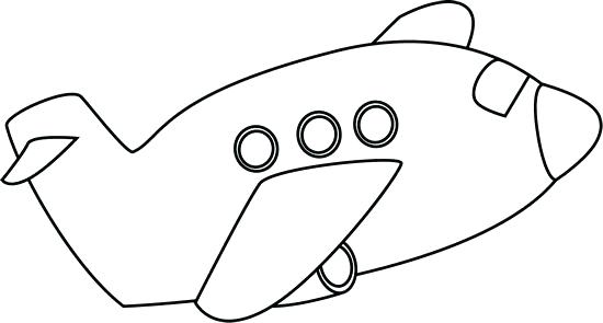 Airplane clipart black and white, Airplane black and white Transparent ...