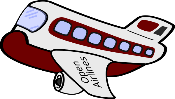airplane clipart cartoon
