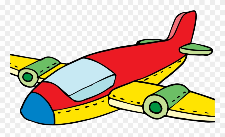clipart airplane colorful