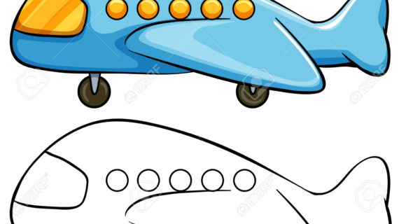 clipart airplane easy