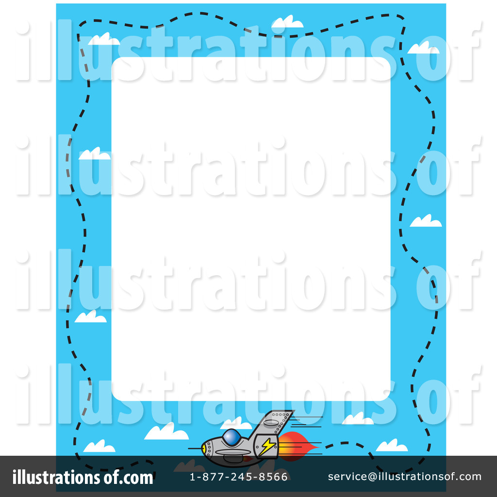 airplane clipart frame