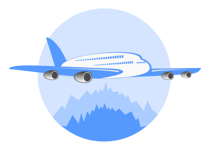 Clipart airplane departure. Animation panda free images