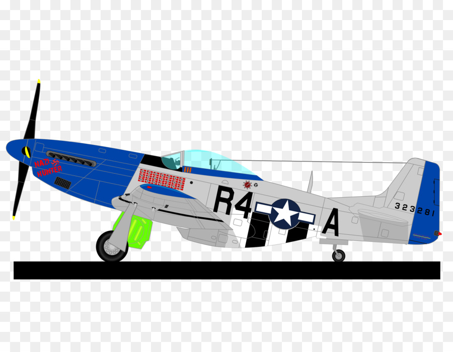 airplane clipart mustang