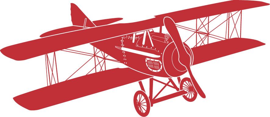 airplane clipart old fashioned