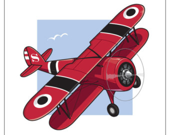 Biplane clipart vintage. Free old airplane cliparts