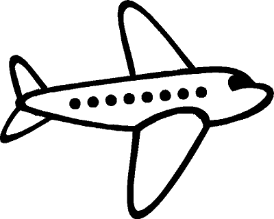 Airplane clipart outline. National aviation week from