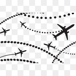 airplane clipart pattern