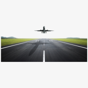 airplane clipart road