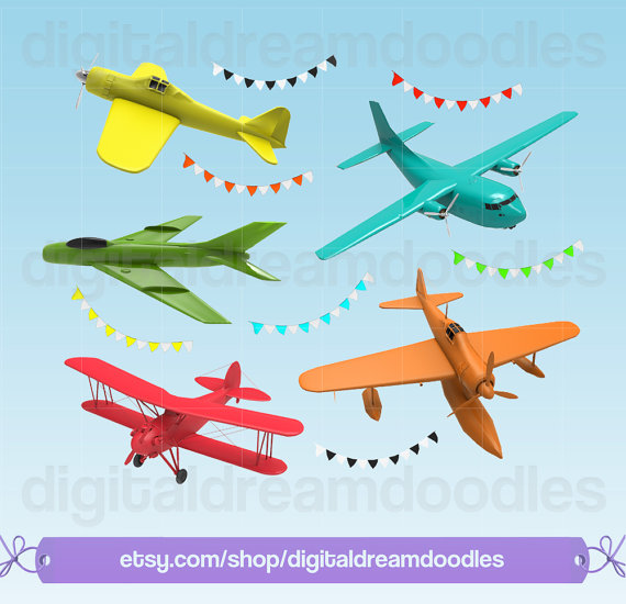 Plane png planes colorful. Airplane clipart scrapbook