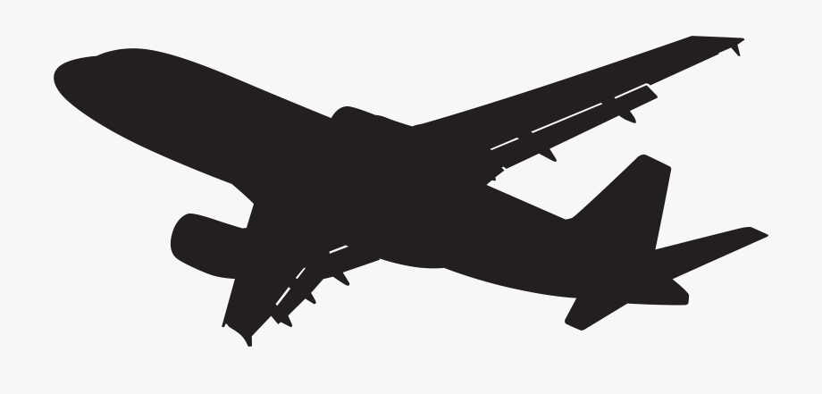 airplane clipart silhouette